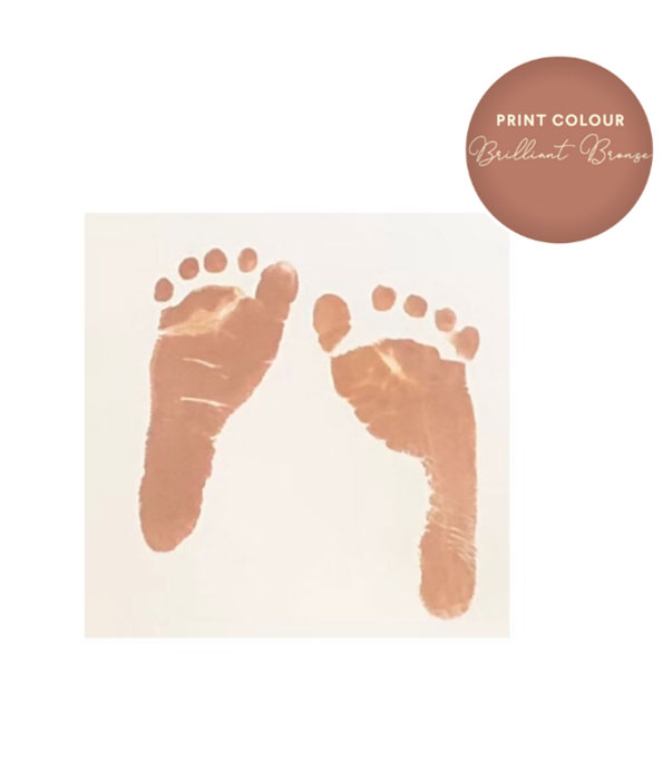 inkless baby footprint