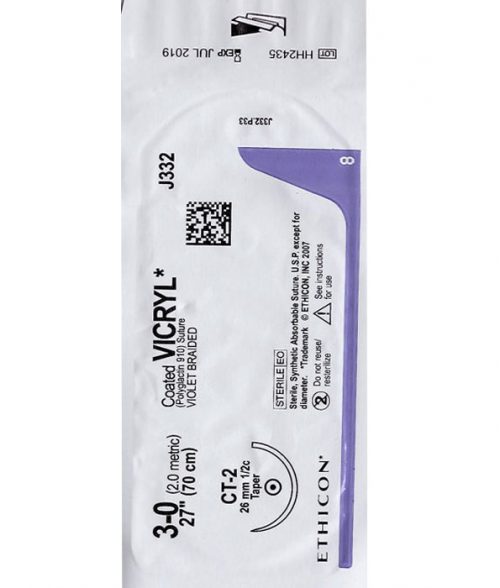 Coated VICRYL Suture 3-0