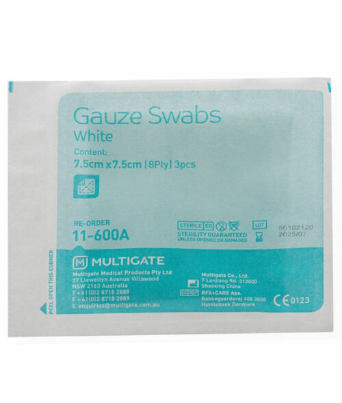 Gauze Squares Sterile 7.5cm x 7.5cm