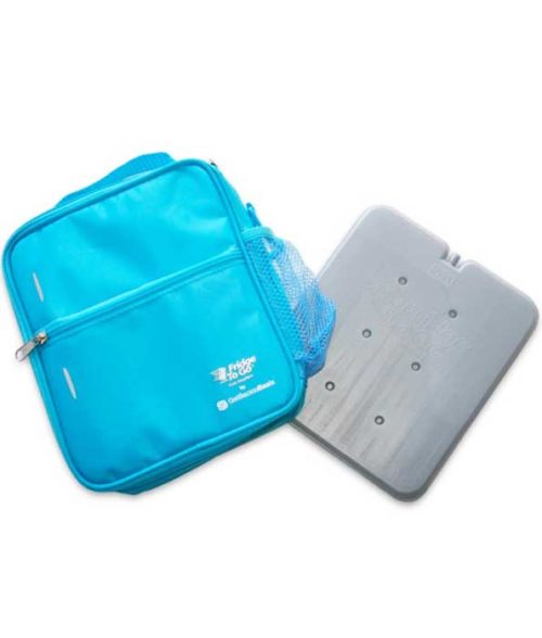 Fridge to Go Cooler Bag blue open