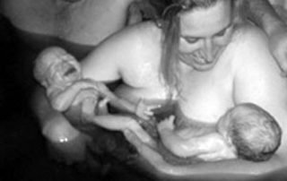 Twin Home Water Birth