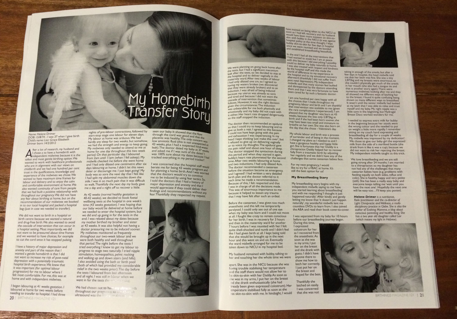 My Homebirth Transfer in hospital