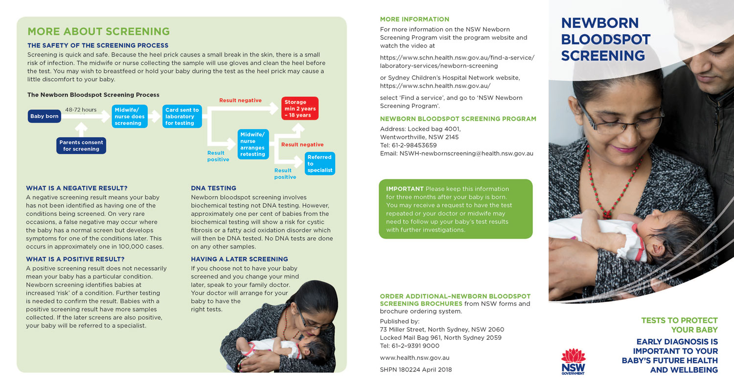 Newborn Bloodspot screening