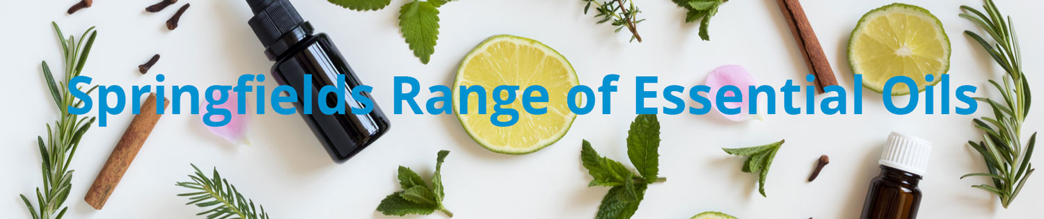 Springfields range of essential oiuls
