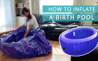 How to inflate a birth pool video