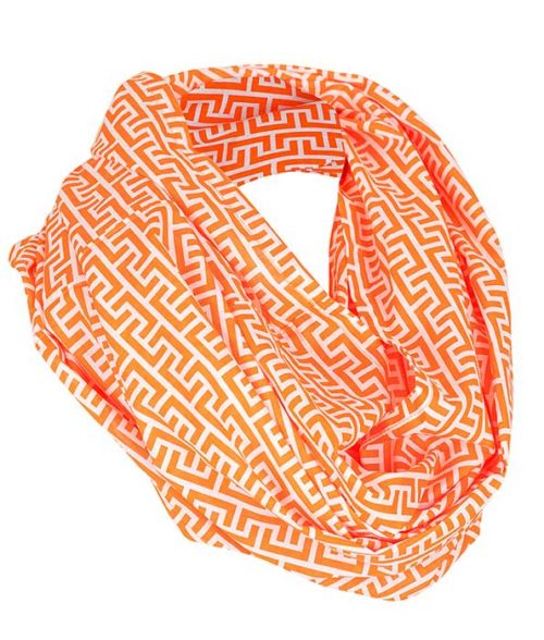 Breastfeeding Scarf Geo Rust