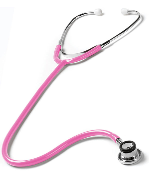 Stethoscope Dual Head Infant Edition Hot Pink