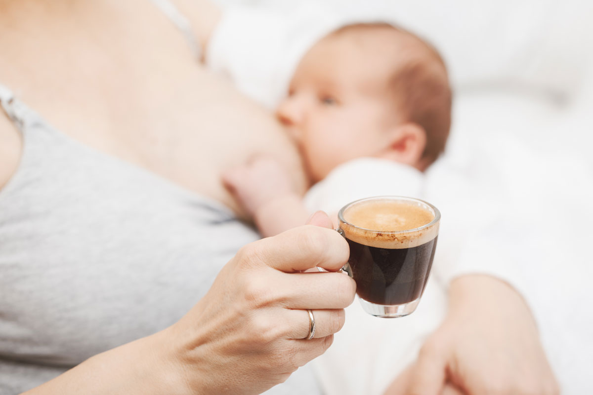 Coffee and breastfeedign feature