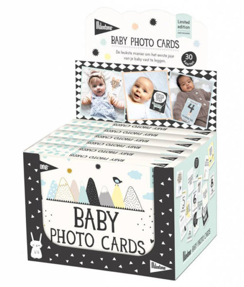 Milestone Over the Moon Baby Photo Card Set