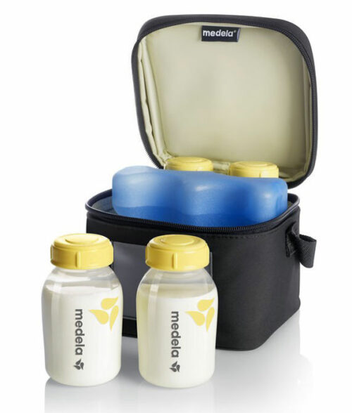 Medela Cooler Bag with cooler element 4 breastmilk bottles 150ml