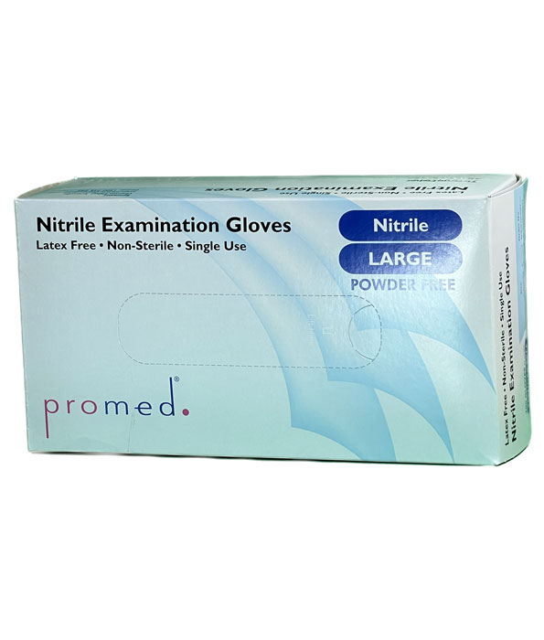 Nitrile Examination Gloves Box of 200 Large