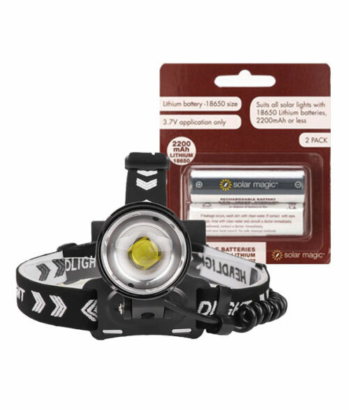 Head Torch and Batteries